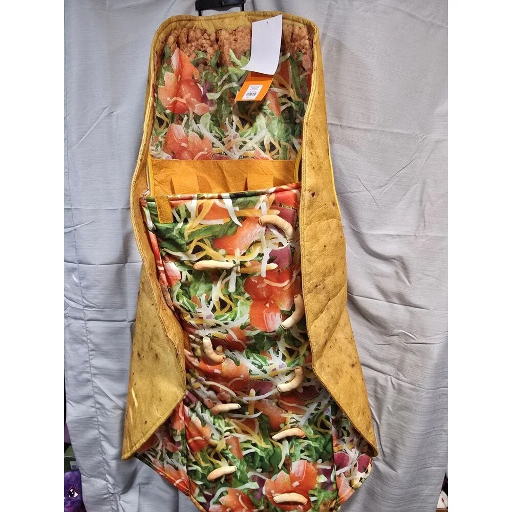Kids' and Adult Taco Halloween Costume One Size Hyde & EEK! Cosplay Dress-up - Picture 2 of 13